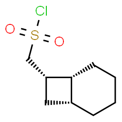 ChemSpider 2D Image | (1R,6R,7S)-Bicyclo[4.2.0]oct-7-ylmethanesulfonyl chloride | C9H15ClO2S