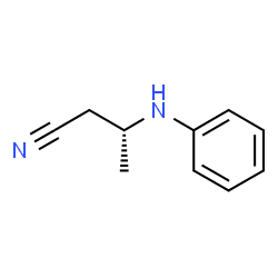 ChemSpider 2D Image | (3R)-3-Anilinobutanenitrile | C10H12N2