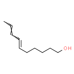 ChemSpider 2D Image | (6E,8E)-6,8-Decadien-1-ol | C10H18O