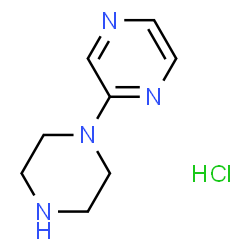 ChemSpider 2D Image | 2-piperazin-1-ylpyrazine hydrochloride | C8H13ClN4