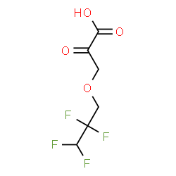 ChemSpider 2D Image | 2-Oxo-3-(2,2,3,3-tetrafluoropropoxy)propanoic acid | C6H6F4O4