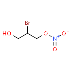 ChemSpider 2D Image | 2-Bromo-3-hydroxypropyl nitrate | C3H6BrNO4