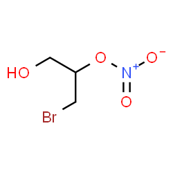 ChemSpider 2D Image | 1-Bromo-3-hydroxy-2-propanyl nitrate | C3H6BrNO4