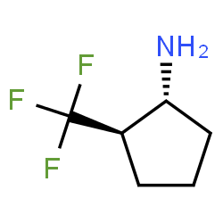 ChemSpider 2D Image | (1R,2R)-2-(Trifluoromethyl)cyclopentanamine | C6H10F3N