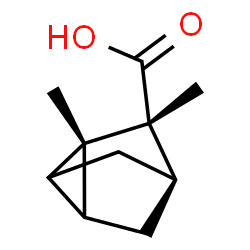 ChemSpider 2D Image | (2S,3R,4R)-2,3-Dimethyltricyclo[2.2.1.0~2,6~]heptane-3-carboxylic acid | C10H14O2