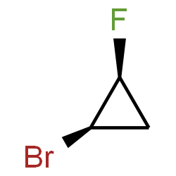 ChemSpider 2D Image | (1R,2S)-1-Bromo-2-fluorocyclopropane | C3H4BrF