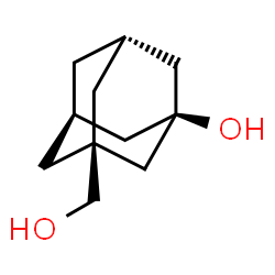 ChemSpider 2D Image | (1r,3r,5R,7S)-3-(Hydroxymethyl)-1-adamantanol | C11H18O2