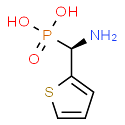 ChemSpider 2D Image | [(R)-Amino(2-thienyl)methyl]phosphonic acid | C5H8NO3PS