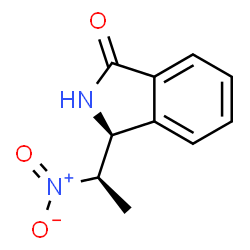 ChemSpider 2D Image | (3S)-3-[(1R)-1-Nitroethyl]-1-isoindolinone | C10H10N2O3