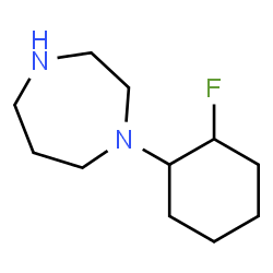 ChemSpider 2D Image | 1-(2-Fluorocyclohexyl)-1,4-diazepane | C11H21FN2