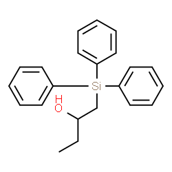 ChemSpider 2D Image | 1-(Triphenylsilyl)-2-butanol | C22H24OSi