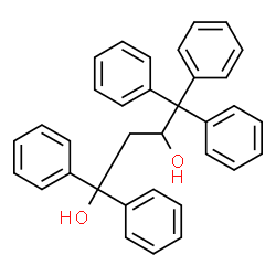 ChemSpider 2D Image | 1,1,4,4,4-Pentaphenyl-1,3-butanediol | C34H30O2