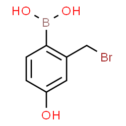 ChemSpider 2D Image | [2-(Bromomethyl)-4-hydroxyphenyl]boronic acid | C7H8BBrO3