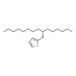 ChemSpider 2D Image | 2-[(2S)-2-Hexyldecyl]thiophene | C20H36S