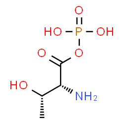 ChemSpider 2D Image | (2R,3S)-2-Amino-3-hydroxybutanoyl dihydrogen phosphate | C4H10NO6P