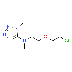 ChemSpider 2D Image | N-[2-(2-Chloroethoxy)ethyl]-N,1-dimethyl-1H-tetrazol-5-amine | C7H14ClN5O