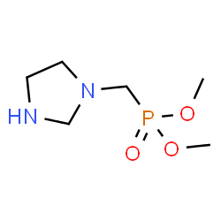 ChemSpider 2D Image | Dimethyl (1-imidazolidinylmethyl)phosphonate | C6H15N2O3P