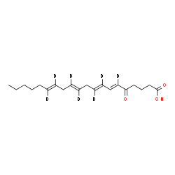 ChemSpider 2D Image | (6E,8E,11E,14E)-5-Oxo(6,8,9,11,12,14,15-~2~H_7_)-6,8,11,14-icosatetraenoic acid | C20H23D7O3