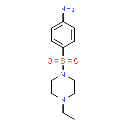 ChemSpider 2D Image | 4-[(4-Ethyl-1-piperazinyl)sulfonyl]aniline | C12H19N3O2S