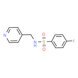 ChemSpider 2D Image | 4-Iodo-N-(4-pyridinylmethyl)benzenesulfonamide | C12H11IN2O2S