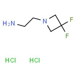 ChemSpider 2D Image | 2-(3,3-Difluoro-1-azetidinyl)ethanamine dihydrochloride | C5H12Cl2F2N2