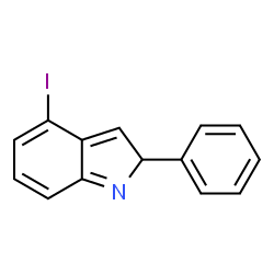 ChemSpider 2D Image | 4-Iodo-2-phenyl-2H-indole | C14H10IN