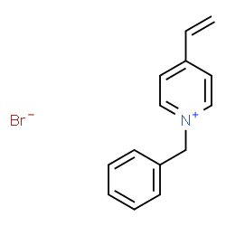 ChemSpider 2D Image | 1-Benzyl-4-vinylpyridinium bromide | C14H14BrN