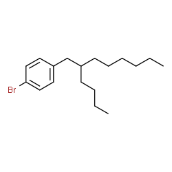 ChemSpider 2D Image | 1-Bromo-4-(2-butyloctyl)benzene | C18H29Br