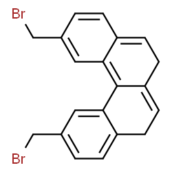 ChemSpider 2D Image | 2,11-Bis(bromomethyl)-5,7-dihydrobenzo[c]phenanthrene | C20H16Br2