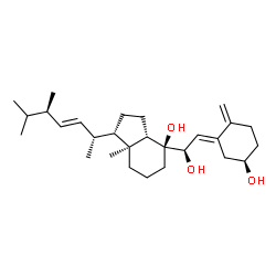 ChemSpider 2D Image | (3R,5E,7R,13alpha,14beta,17alpha,22E)-9,10-Secoergosta-5,10,22-triene-3,7,8-triol | C28H46O3