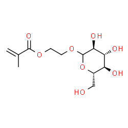 ChemSpider 2D Image | 2-(L-Glucopyranosyloxy)ethyl methacrylate | C12H20O8
