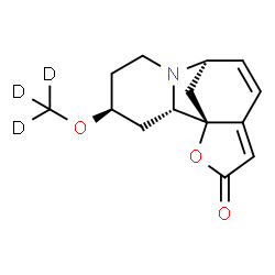 ChemSpider 2D Image | (1S,2S,4S,8R)-4-[(~2~H_3_)Methyloxy]-14-oxa-7-azatetracyclo[6.6.1.0~1,11~.0~2,7~]pentadeca-9,11-dien-13-one | C14H14D3NO3