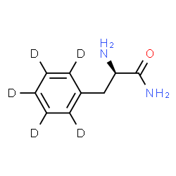 ChemSpider 2D Image | D-(2,3,4,5,6-~2~H_5_)Phenylalaninamide | C9H7D5N2O
