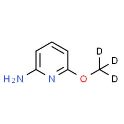 ChemSpider 2D Image | 6-[(~2~H_3_)Methyloxy]-2-pyridinamine | C6H5D3N2O