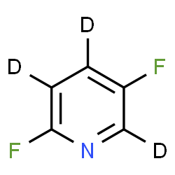 ChemSpider 2D Image | 2,5-Difluoro(~2~H_3_)pyridine | C5D3F2N