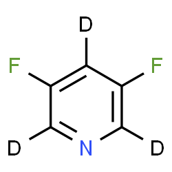 ChemSpider 2D Image | 3,5-Difluoro(~2~H_3_)pyridine | C5D3F2N