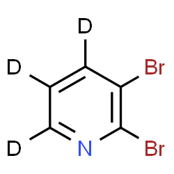 ChemSpider 2D Image | 2,3-Dibromo(~2~H_3_)pyridine | C5D3Br2N