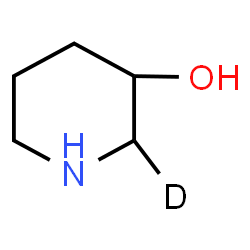 ChemSpider 2D Image | 3-(2-~2~H_1_)Piperidinol | C5H10DNO