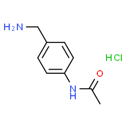 ChemSpider 2D Image | 4-acetamidobenzylamine hydrochloride | C9H13ClN2O