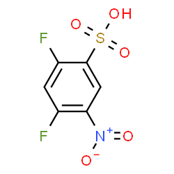 ChemSpider 2D Image | 2,4-Difluoro-5-nitrobenzenesulfonic acid | C6H3F2NO5S