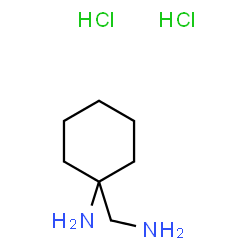ChemSpider 2D Image | 1-(Aminomethyl)cyclohexanamine dihydrochloride | C7H18Cl2N2