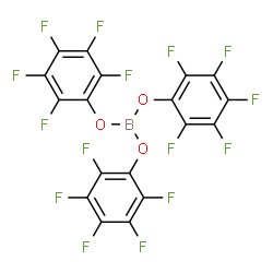 ChemSpider 2D Image | Tris(pentafluorophenyl) borate | C18BF15O3