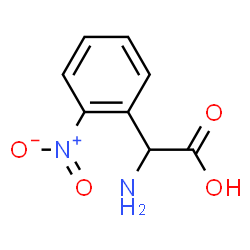 ChemSpider 2D Image | Amino(2-nitrophenyl)acetic acid | C8H8N2O4