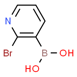 ChemSpider 2D Image | 2-Bromopyridine-3-boronic acid | C5H5BBrNO2