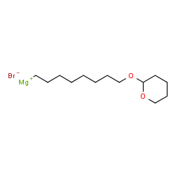 ChemSpider 2D Image | [8-(Tetrahydro-2H-pyran-2-yloxy)octyl]magnesium(1+) bromide | C13H25BrMgO2