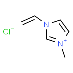 ChemSpider 2D Image | 3-METHYL-1-VINYLIMIDAZOLIUM CHLORIDE | C6H9ClN2