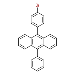 ChemSpider 2D Image | 9-(4-Bromophenyl)-10-phenylanthracene | C26H17Br
