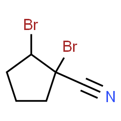 ChemSpider 2D Image | 1,2-Dibromocyclopentanecarbonitrile | C6H7Br2N