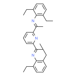 ChemSpider 2D Image | (1E,1'E)-1,1'-(2,6-Pyridinediyl)bis[N-(2,6-diethylphenyl)ethanimine] | C29H35N3