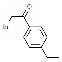 ChemSpider 2D Image | 2-bromo-4-ethylacetophenone | C10H11BrO
